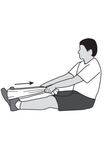 towel stretch - foot & ankle recovery exercise