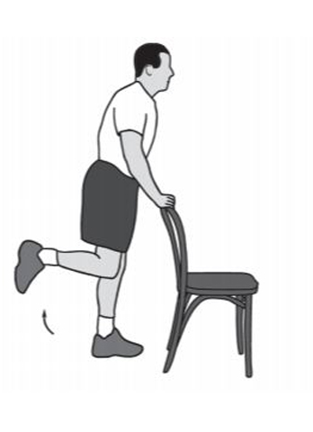 hamstring curls - knee recovery exercise