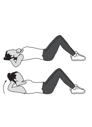 abdominal crunch - spine recovery exercise