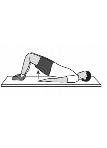 hip bridge - spine recovery exercise